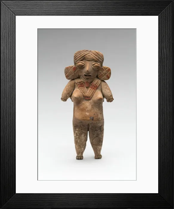 Framed Print : Female Figurine, 500 / 300 B. C. Creator: Unknown Framed Print : Female Figurine, 500 / 300 B. C. Creator: Unknown