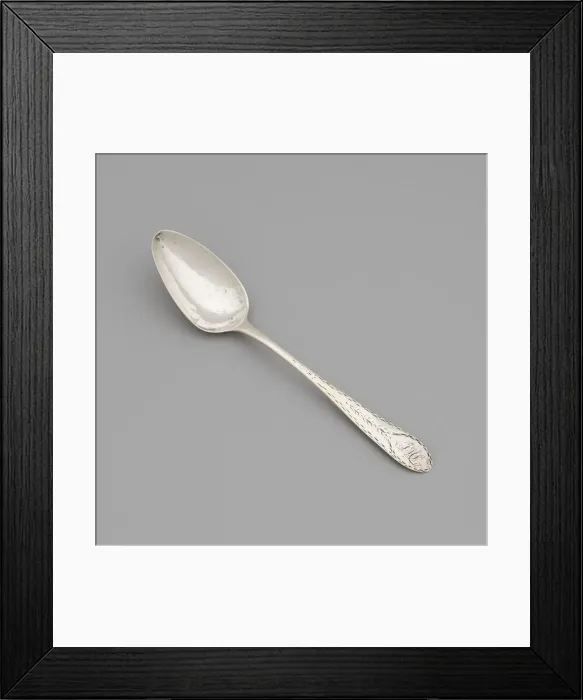 Framed Print : Spoon, 1779 / 85. Creator: Benjamin Halsted Framed Print : Spoon, 1779 / 85. Creator: Benjamin Halsted