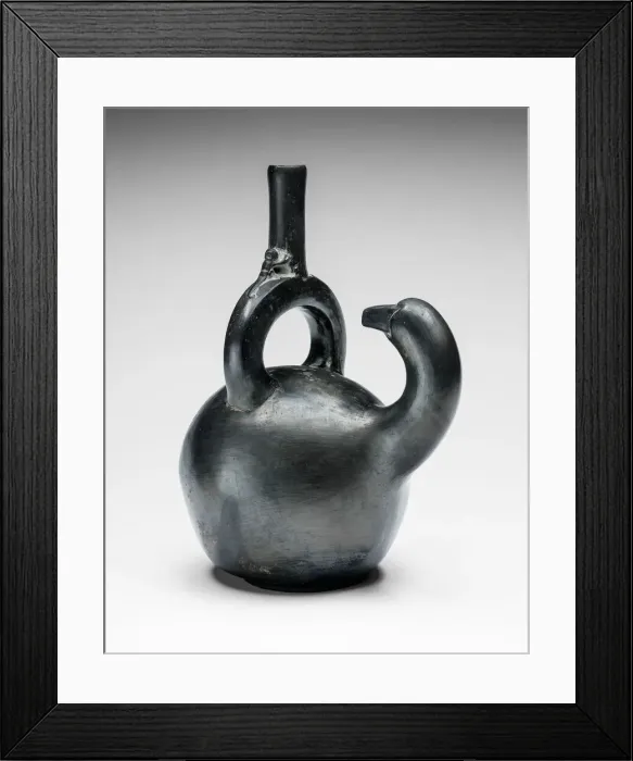 Framed Print : Vessel in the Form of a Gourd, A. D. 1100 / 1470. Creator: Unknown Framed Print : Vessel in the Form of a Gourd, A. D. 1100 / 1470. Creator: Unknown