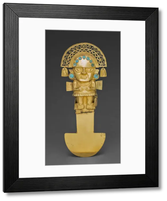 Framed Print : Ceremonial Knife (Tumi), A. D. 1100 / 1470. Creator: Unknown Framed Print : Ceremonial Knife (Tumi), A. D. 1100 / 1470. Creator: Unknown