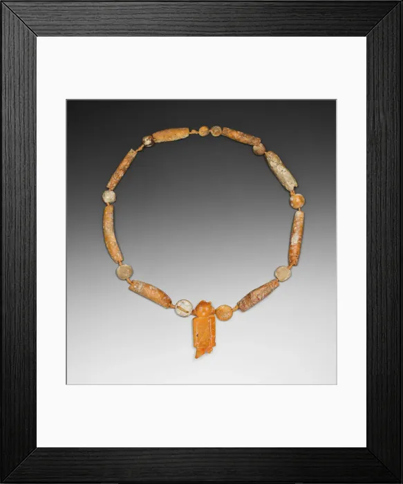 Framed Print : Necklace, 200 B. C. / A. D. 200. Creator: Unknown Framed Print : Necklace, 200 B. C. / A. D. 200. Creator: Unknown