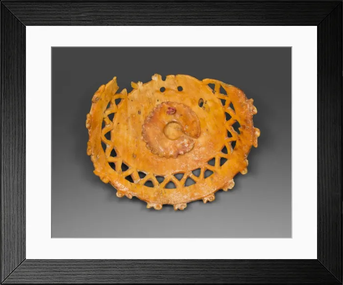Framed Print : Circular Pendant, 200 B. C. / A. D. 200. Creator: Unknown Framed Print : Circular Pendant, 200 B. C. / A. D. 200. Creator: Unknown