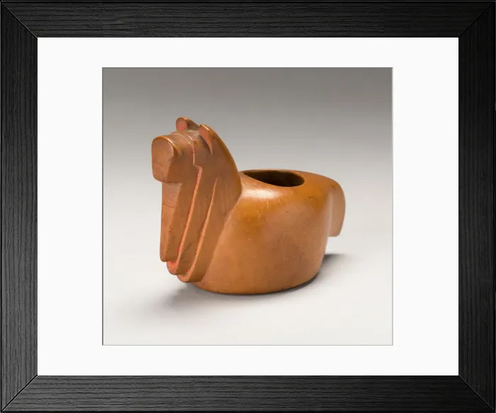 Framed Print : Offering Vessel in the Form of a Llama, A. D. 1450 / 1532. Creator: Unknown Framed Print : Offering Vessel in the Form of a Llama, A. D. 1450 / 1532. Creator: Unknown