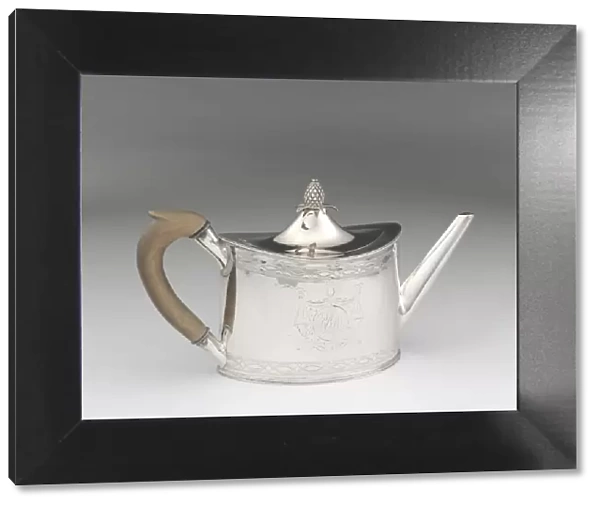 Teapot, c. 1793. Creator: Daniel Van Voorhis