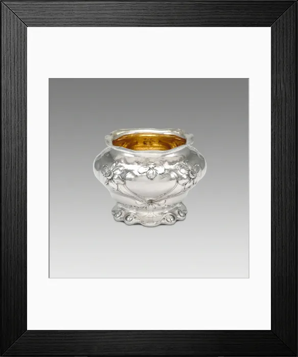 Framed Print : Waste Bowl (part of a set), 1900. Creator: Gorham Manufacturing Company Framed Print : Waste Bowl (part of a set), 1900. Creator: Gorham Manufacturing Company