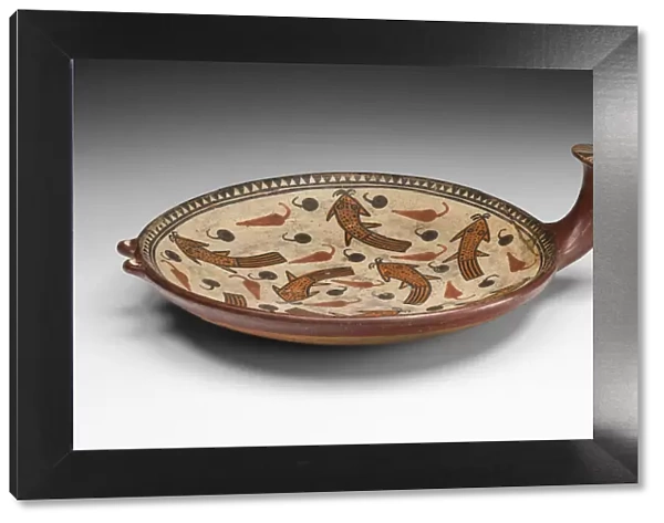Minitature Tray Depicting Suche Fish and Peppers, A. D. 1450  /  1532. Creator: Unknown