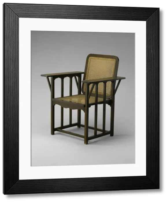 Framed Print : Armchair, 1894 / 96. Creator: Phoenix Furniture Company Framed Print : Armchair, 1894 / 96. Creator: Phoenix Furniture Company