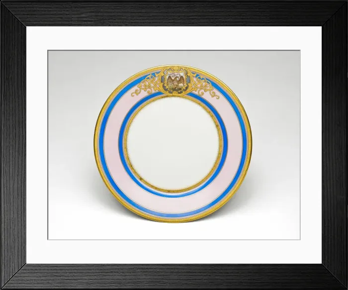 Framed Print : Illinois Plate, c. 1878  /  89. Creators: Joseph S. Potter, Unknown