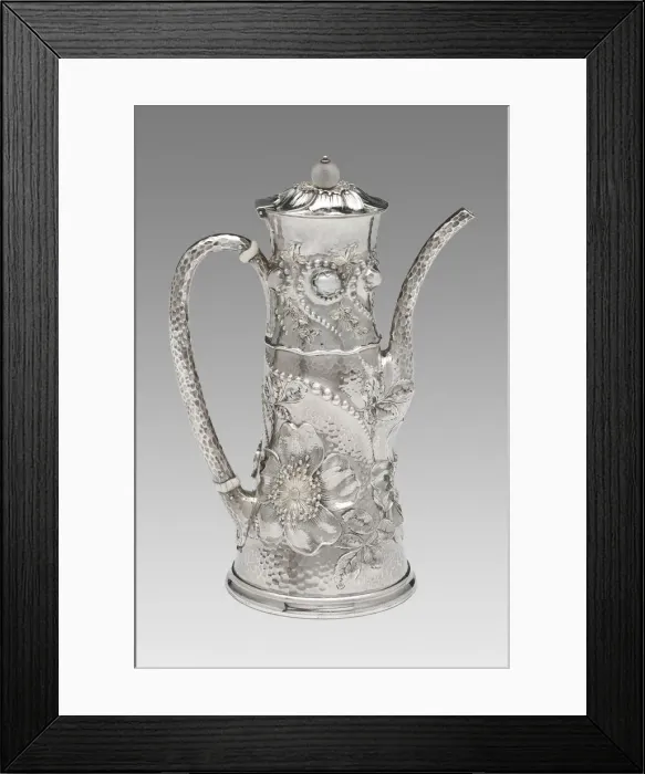 Framed Print : Coffee Pot, 1881 / 89. Creator: Tiffany & Co Framed Print : Coffee Pot, 1881 / 89. Creator: Tiffany & Co