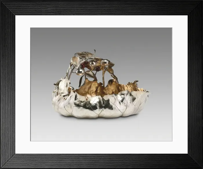 Framed Print : Berry Bowl, 1885 / 95. Creator: George W. Shiebler and Company Framed Print : Berry Bowl, 1885 / 95. Creator: George W. Shiebler and Company