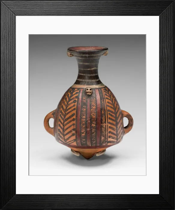 Framed Print : Miniature Ceremonial Vessel (Aryballos), A. D. 1450 / 1532. Creator: Unknown Framed Print : Miniature Ceremonial Vessel (Aryballos), A. D. 1450 / 1532. Creator: Unknown