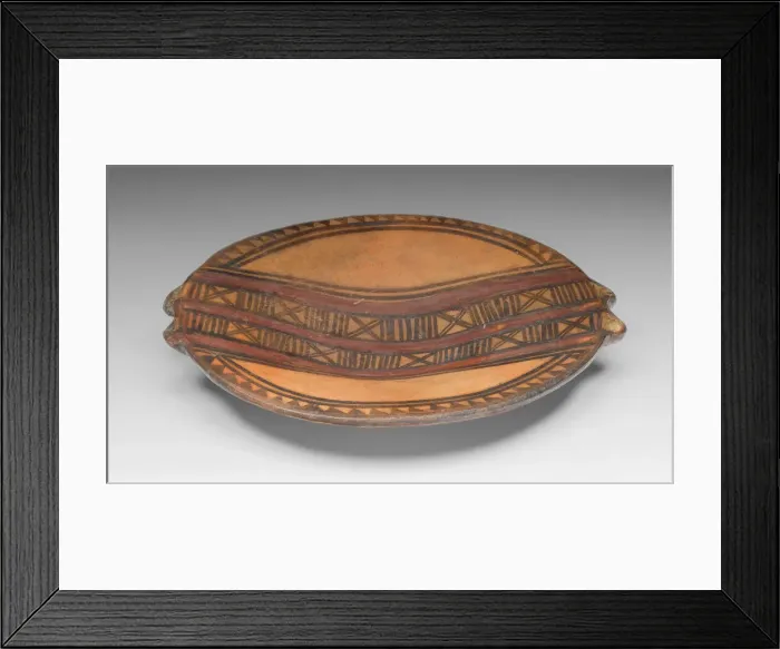 Framed Print : Miniature Tray, A. D. 1450 / 1532. Creator: Unknown Framed Print : Miniature Tray, A. D. 1450 / 1532. Creator: Unknown