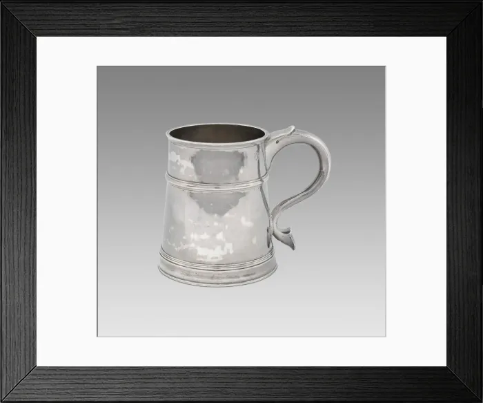 Framed Print : Mug, 1705 / 15. Creator: John Coney Framed Print : Mug, 1705 / 15. Creator: John Coney