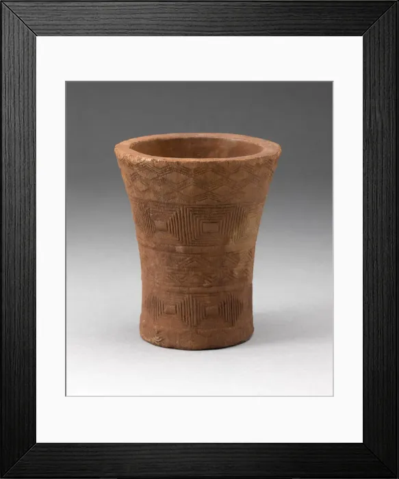Framed Print : Drinking Vessel (Kero), A. D. 1450 / 1532. Creator: Unknown Framed Print : Drinking Vessel (Kero), A. D. 1450 / 1532. Creator: Unknown