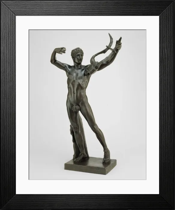 Framed Print : Young Sophocles Leading the Chorus of Victory after the Battle of Salamis, Modeled 1885 Framed Print : Young Sophocles Leading the Chorus of Victory after the Battle of Salamis, Modeled 1885
