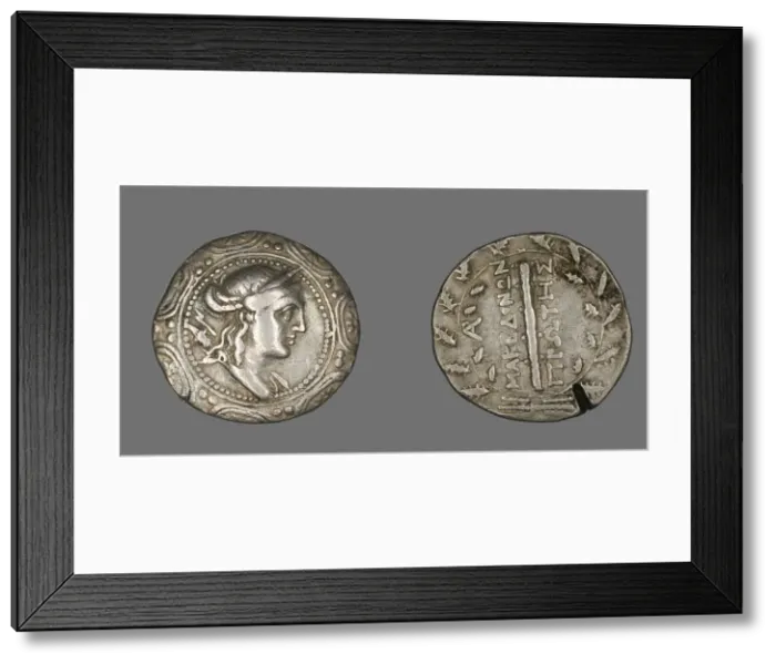 Framed Print : Tetradrachm (Coin) Depicting the Goddess Artemis Tauropolis, 158-149 BCE Framed Print : Tetradrachm (Coin) Depicting the Goddess Artemis Tauropolis, 158-149 BCE
