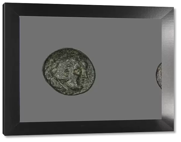 Coin Depicting Herakles, 220-178 BCE, issued by Philip V. Creator: Unknown