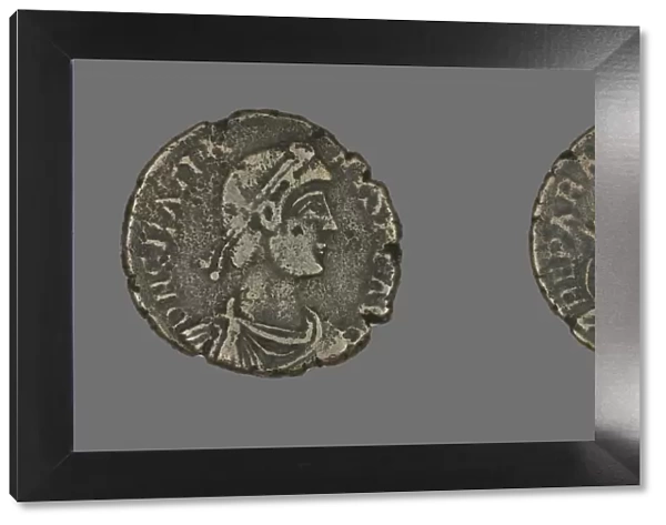 Coin Portraying Emperor Gratian, 367-383. Creator: Unknown