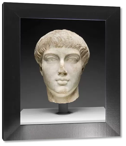 Portrait Head of a Youth, 14-68, reworked by the late 4th-early 5th century