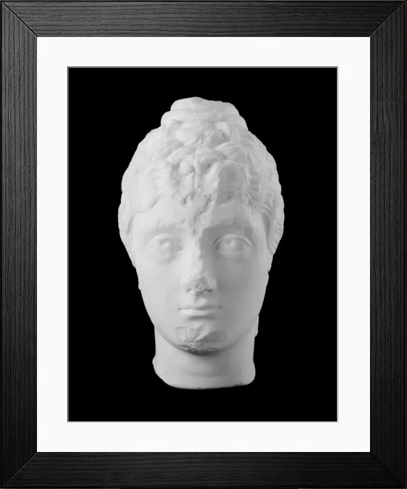 Framed Print : Portrait Head of a Woman, about 140. Creator: Unknown Framed Print : Portrait Head of a Woman, about 140. Creator: Unknown