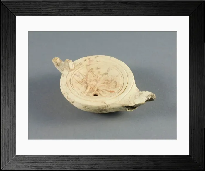 Framed Print : Lamp, 2nd-3rd century. Creator: Unknown Framed Print : Lamp, 2nd-3rd century. Creator: Unknown