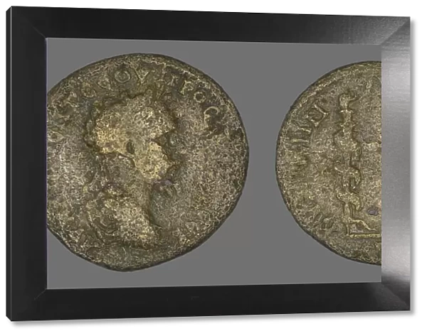 Coin Portraying Emperor Septimius Severus, 193-211. Creator: Unknown