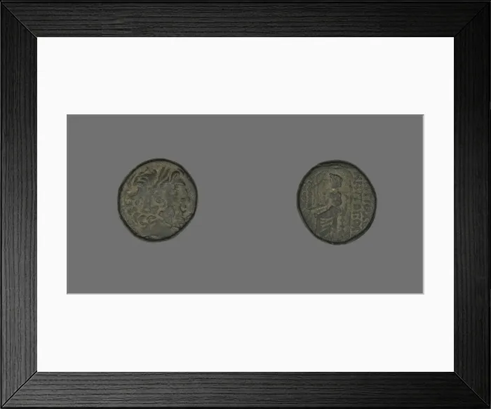 Framed Print : Coin Depicting the God Zeus, 1st century BCE. Creator: Unknown Framed Print : Coin Depicting the God Zeus, 1st century BCE. Creator: Unknown