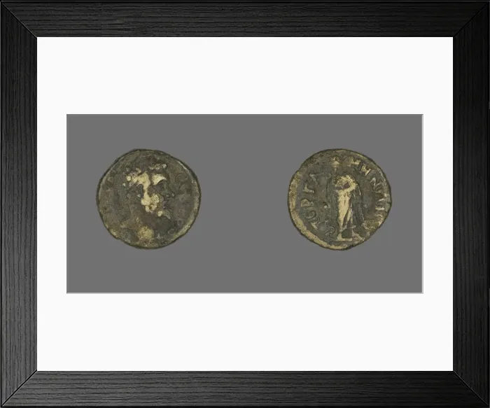 Framed Print : Coin Portraying Emperor Septimius Severus, 159-138 BCE. Creator: Unknown Framed Print : Coin Portraying Emperor Septimius Severus, 159-138 BCE. Creator: Unknown