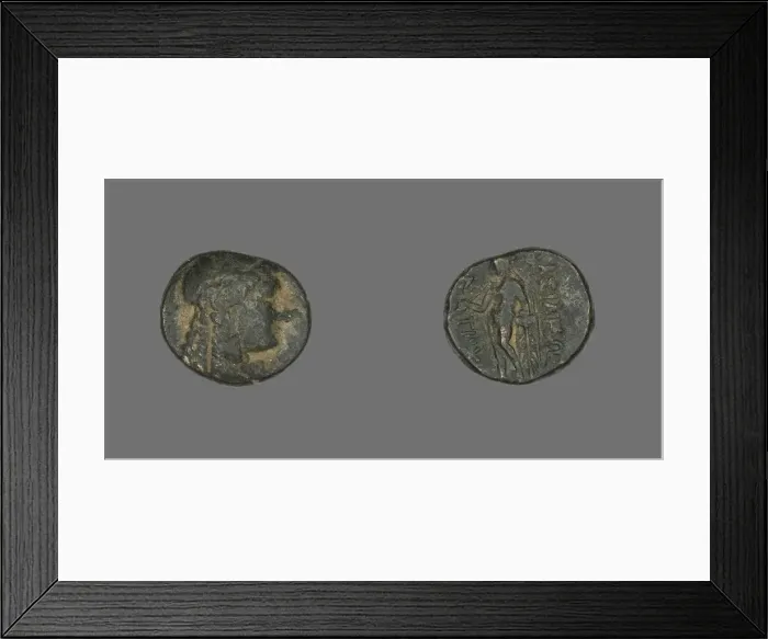 Framed Print : Coin Depicting the God Apollo, 222-187 BCE. Creator: Unknown Framed Print : Coin Depicting the God Apollo, 222-187 BCE. Creator: Unknown