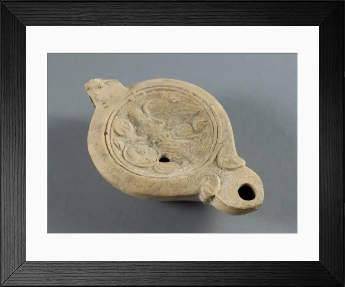 Framed Print : Lamp, 1st-2nd century. Creator: Unknown Framed Print : Lamp, 1st-2nd century. Creator: Unknown