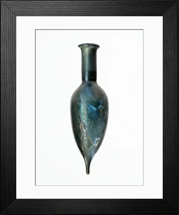 Framed Print : Unguent Bottle with Pointed Base, 1st century. Creator: Unknown Framed Print : Unguent Bottle with Pointed Base, 1st century. Creator: Unknown