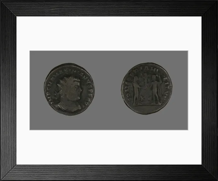 Framed Print : Coin Portraying Emperor Maximianus, 286-305. Creator: Unknown Framed Print : Coin Portraying Emperor Maximianus, 286-305. Creator: Unknown