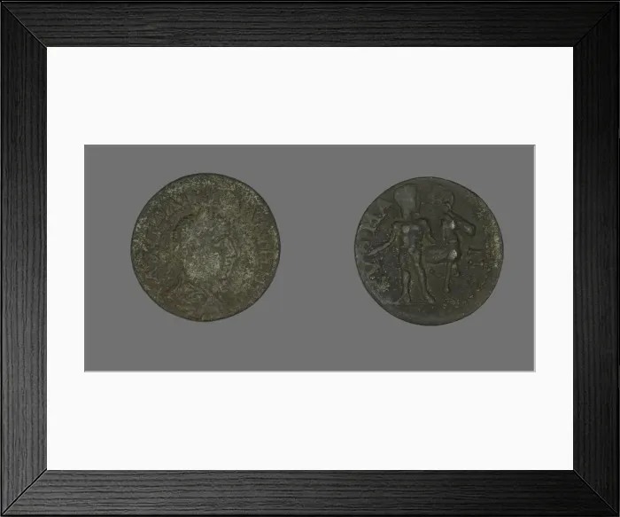 Framed Print : Coin Portraying Emperor Gallienus, 253-268. Creator: Unknown Framed Print : Coin Portraying Emperor Gallienus, 253-268. Creator: Unknown