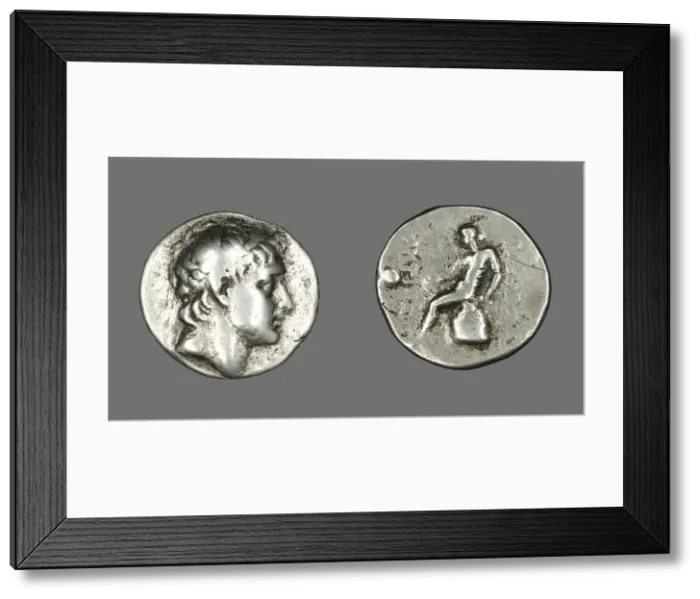 Framed Print : Tetradrachm (Coin) Portraying Antiochus I, II or III (?), 3rd-2nd century BCE Framed Print : Tetradrachm (Coin) Portraying Antiochus I, II or III (?), 3rd-2nd century BCE