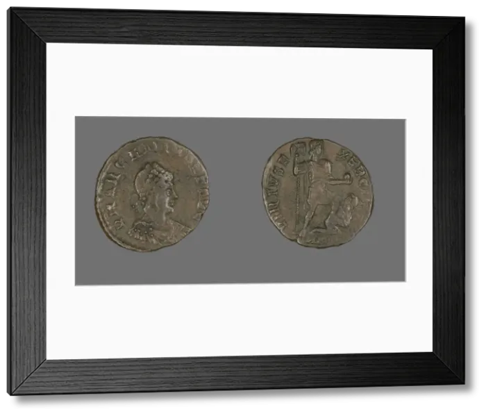 Framed Print : Coin Portraying Emperor Arcadius, 383-408 CE. Creator: Unknown Framed Print : Coin Portraying Emperor Arcadius, 383-408 CE. Creator: Unknown