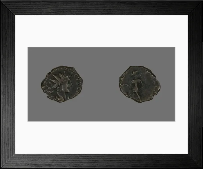 Framed Print : Coin Portraying Emperor Tetricus II, 271-274. Creator: Unknown Framed Print : Coin Portraying Emperor Tetricus II, 271-274. Creator: Unknown