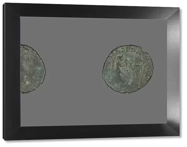 Coin Portraying Emperor Constans, 335-350 CE. Creator: Unknown