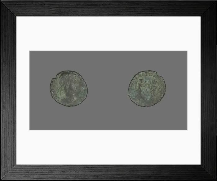 Framed Print : Coin Portraying Emperor Constans, 335-350 CE. Creator: Unknown Framed Print : Coin Portraying Emperor Constans, 335-350 CE. Creator: Unknown
