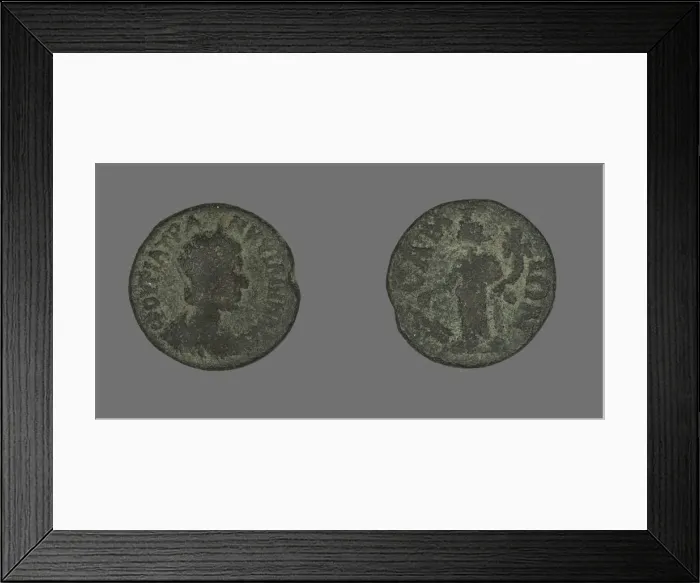 Framed Print : Coin Depicting the Empress Tranquillina, 238-244. Creator: Unknown Framed Print : Coin Depicting the Empress Tranquillina, 238-244. Creator: Unknown