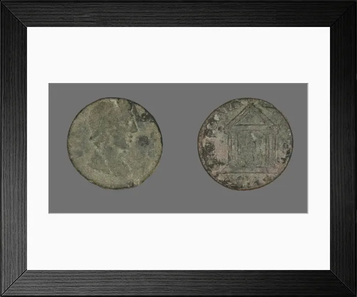 Framed Print : Coin Depicting Senate, 3rd century. Creator: Unknown Framed Print : Coin Depicting Senate, 3rd century. Creator: Unknown