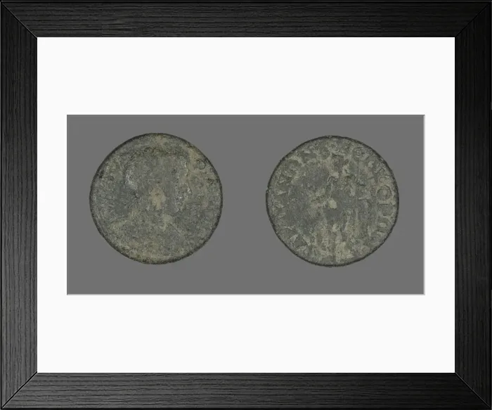 Framed Print : Coin Portraying King Philip II, 244-249. Creator: Unknown Framed Print : Coin Portraying King Philip II, 244-249. Creator: Unknown