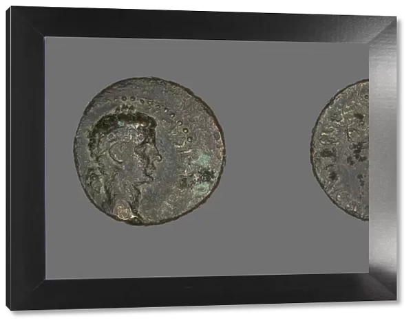 Coin Portraying Emperor Caligula, 37-41 CE. Creator: Unknown