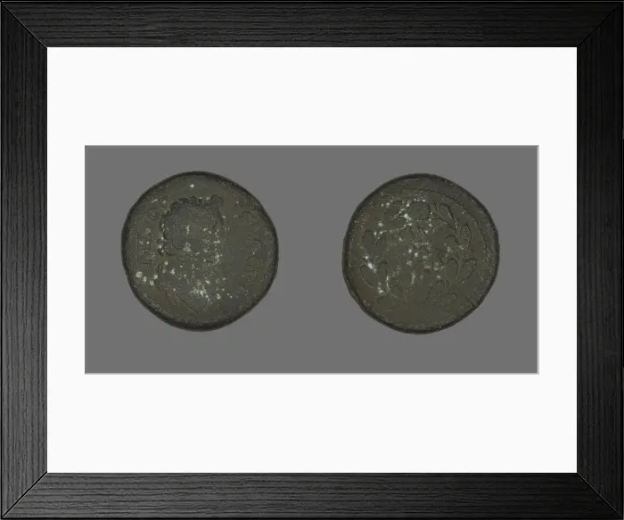 Framed Print : Coin Depicting Senate, 193-211. Creator: Unknown Framed Print : Coin Depicting Senate, 193-211. Creator: Unknown