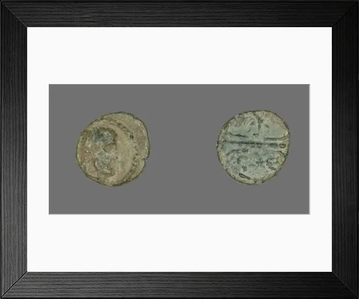 Framed Print : Coin Depicting the Hero Hercules, 2nd-1st century BCE. Creator: Unknown Framed Print : Coin Depicting the Hero Hercules, 2nd-1st century BCE. Creator: Unknown