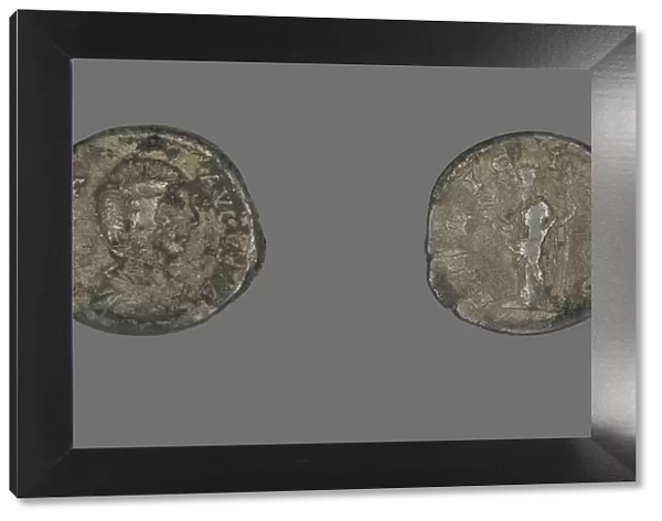 Denarius (Coin) Portraying Julia Domna, 193-217. Creator: Unknown