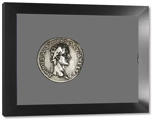 Denarius (Coin) Portraying Emperor Gaius (Caligula), 37-38. Creator: Unknown