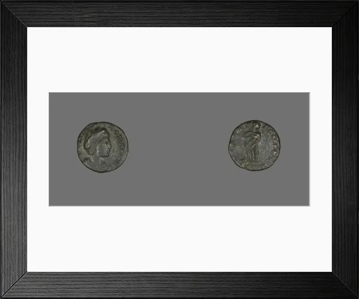 Framed Print : Coin Portraying Empress Theodora, 292-306. Creator: Unknown Framed Print : Coin Portraying Empress Theodora, 292-306. Creator: Unknown