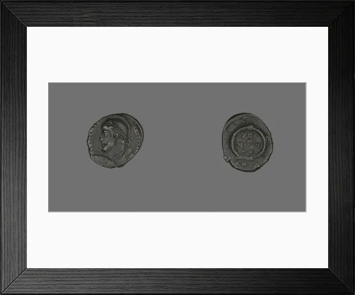 Framed Print : Coin Portraying Emperor Julian, 360-363. Creator: Unknown Framed Print : Coin Portraying Emperor Julian, 360-363. Creator: Unknown