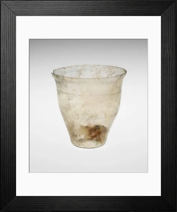 Framed Print : Beaker or Cup, Probably 1st-early 2nd century. Creator: Unknown Framed Print : Beaker or Cup, Probably 1st-early 2nd century. Creator: Unknown