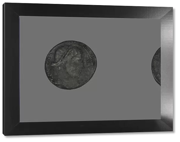 Coin Portraying Emperor Constantine, 272-337, probably 327-329. Creator: Unknown